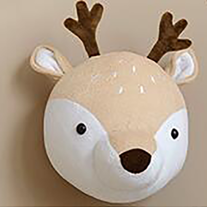 3D Animal Head Wall Mount Children Kids Room Wall Hanging Decoration Birthday Christmas JPDZS1100: Deer