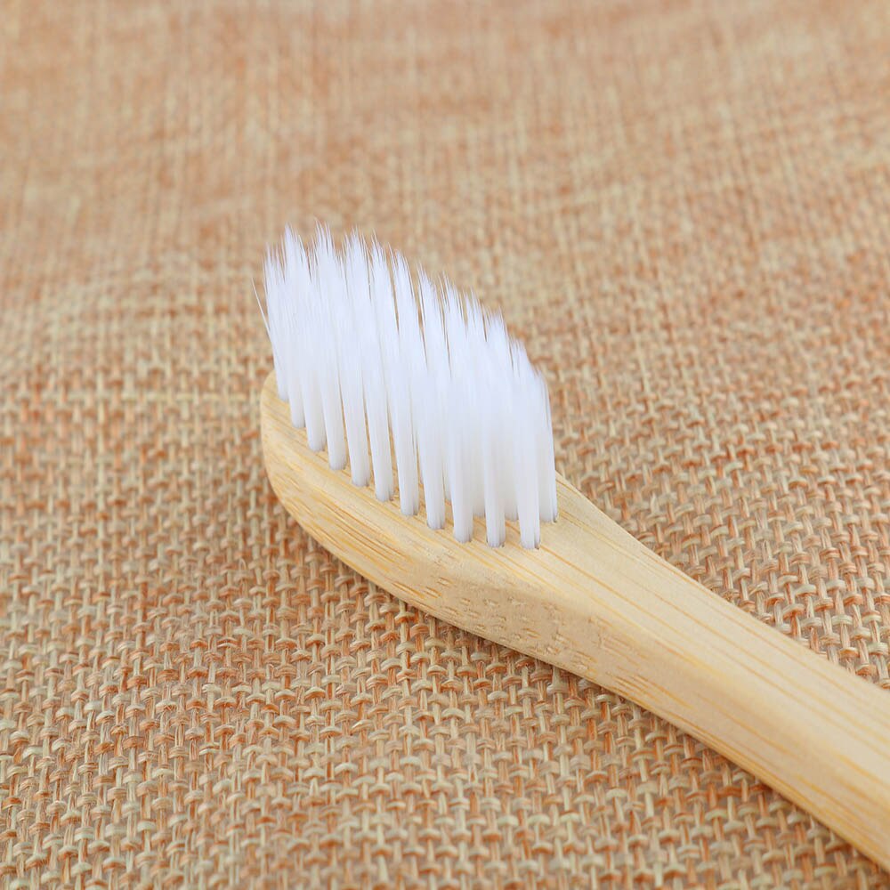 Bambustandbørste med lavt kulstofindhold miljøvenlig mundplejebørster miljøvenlige tænder bløde mellemstore børster