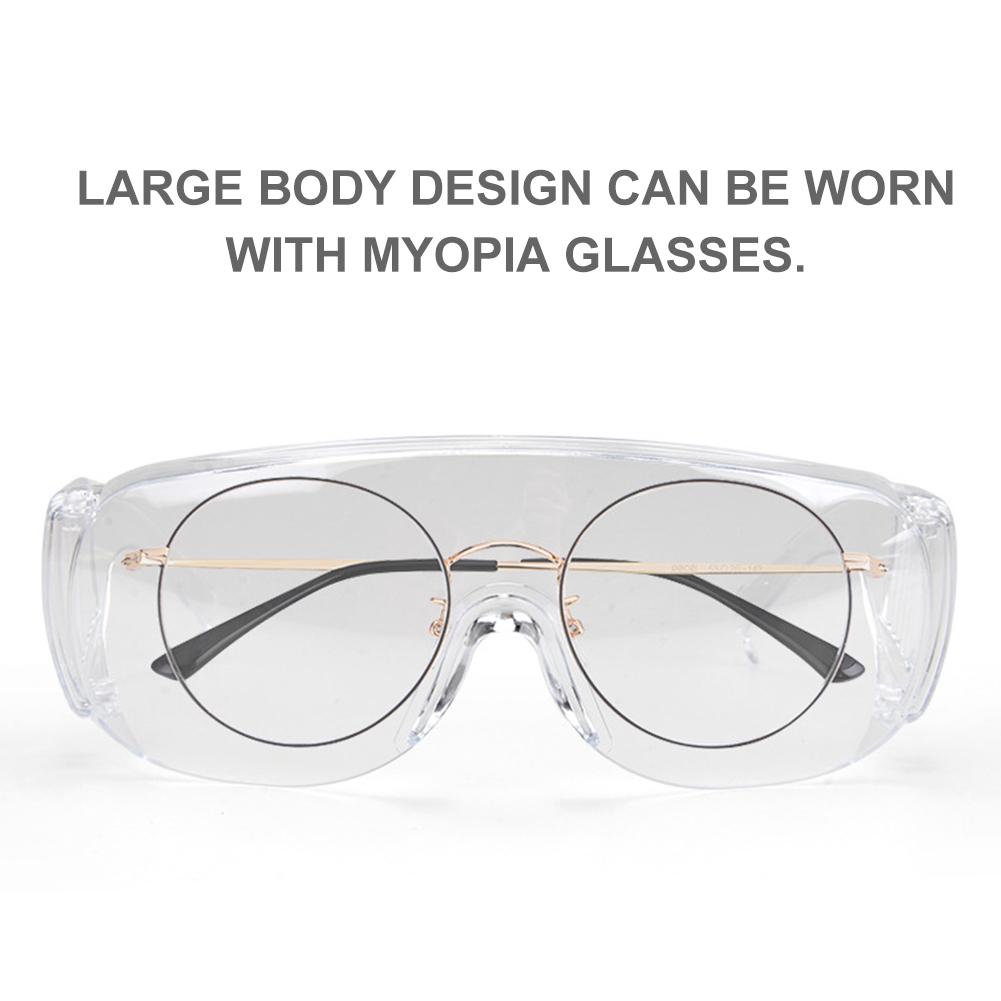 Kids Clear Vented Safety Goggles Eye Protection Protective Lab Anti-dust Anti Fog Glasses Chirdren