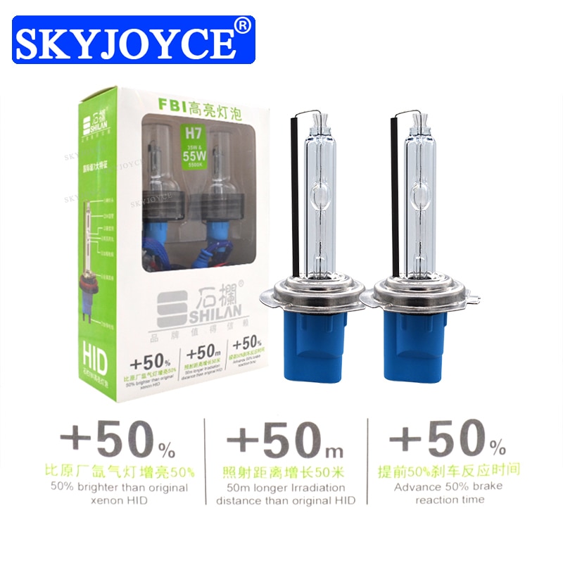 SKYJOYCE Premium AC 55 W Xenon H1 H3 H7 H11 HB3 HB4 9012 D2H 35 W 5500 K reflektory samochodowe żarówka do Hylux DLT szybko jasne balastu zestaw