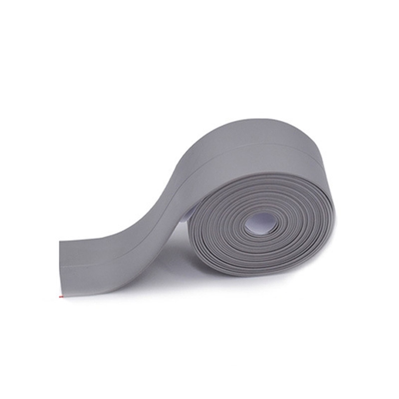 1 Roll Sealing Tape Waterproof Tape PVC Acrylic Material Kitchen Bathroom Wall Adhesive Crack Repair Tape 320cm THIN889: Gray