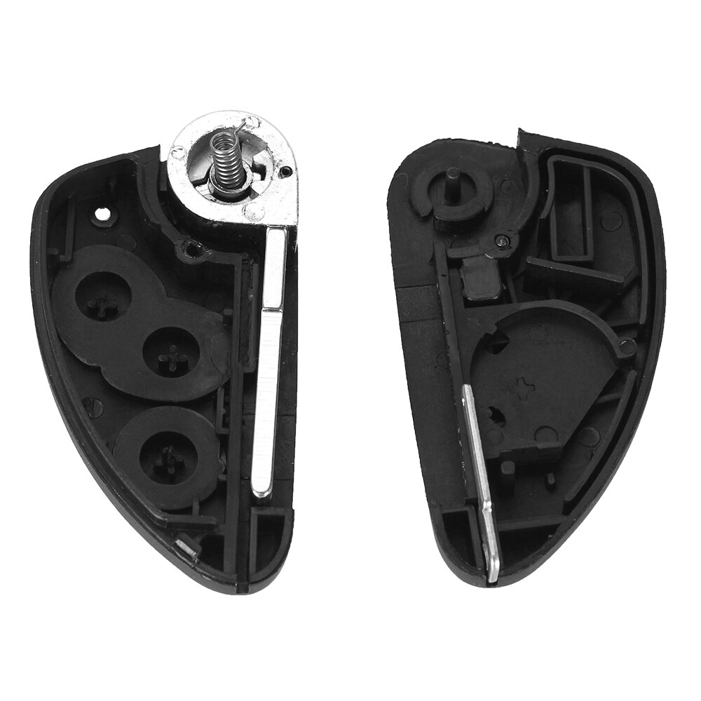 KEYYOU for Alfa Romeo 147 156 166 GT Key 3 Buttons Flip Folding Uncut SIP22 Blade Replace Remote Car Key Shell Case Replacement