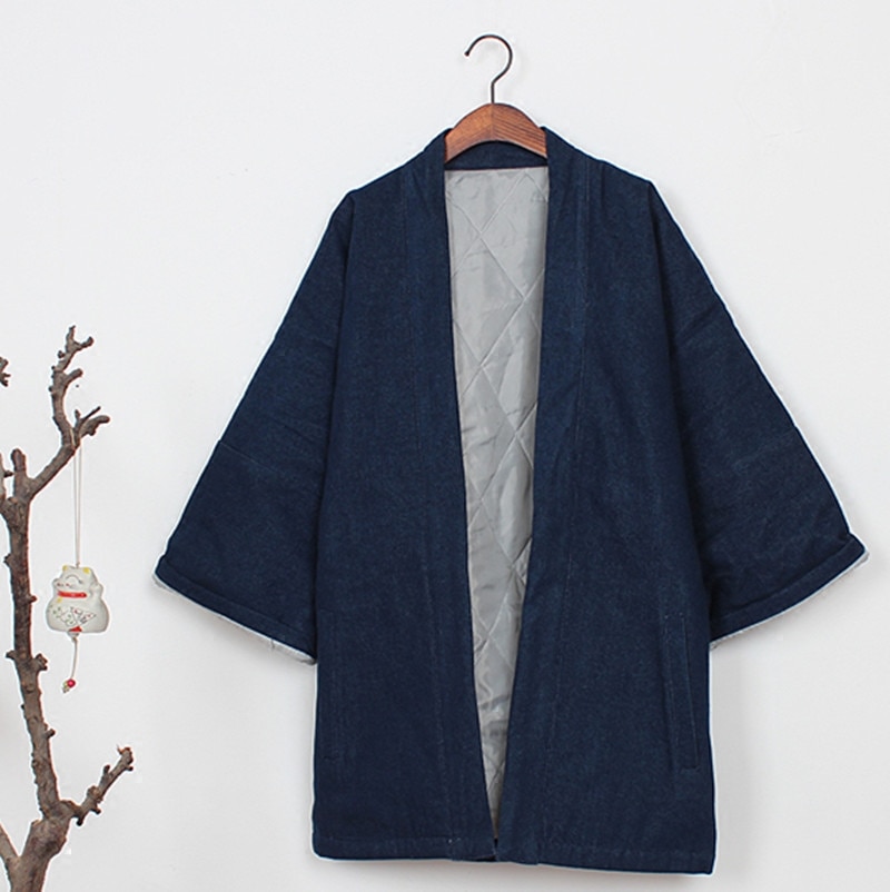 Japanese Kimono Haori Japan Kimono Cardigan Men Women Asian Clothes Traditional Clothing Men Kimono Mujer Japones