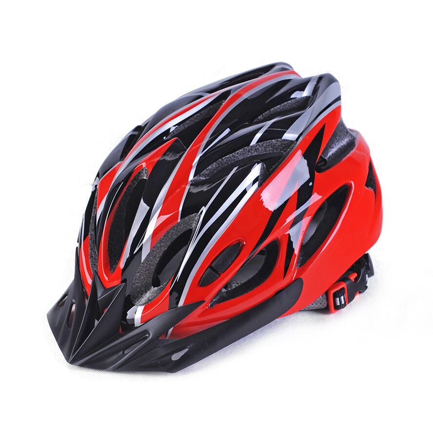 ultra-léger casques de cyclisme unisexe réglable route VTT casques de cyclisme protecteur Sport Hoverboard casque: Red and black