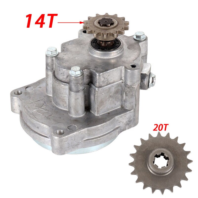 T8F 11 14 17 20 Tand Koppeling Drum Versnellingsbak Tandwiel 33cc 43cc 49cc Ty Hengel Ii Go Kart Mini moto Dirt Bike Scooter Xtreme: 14T Box and 20T Gear