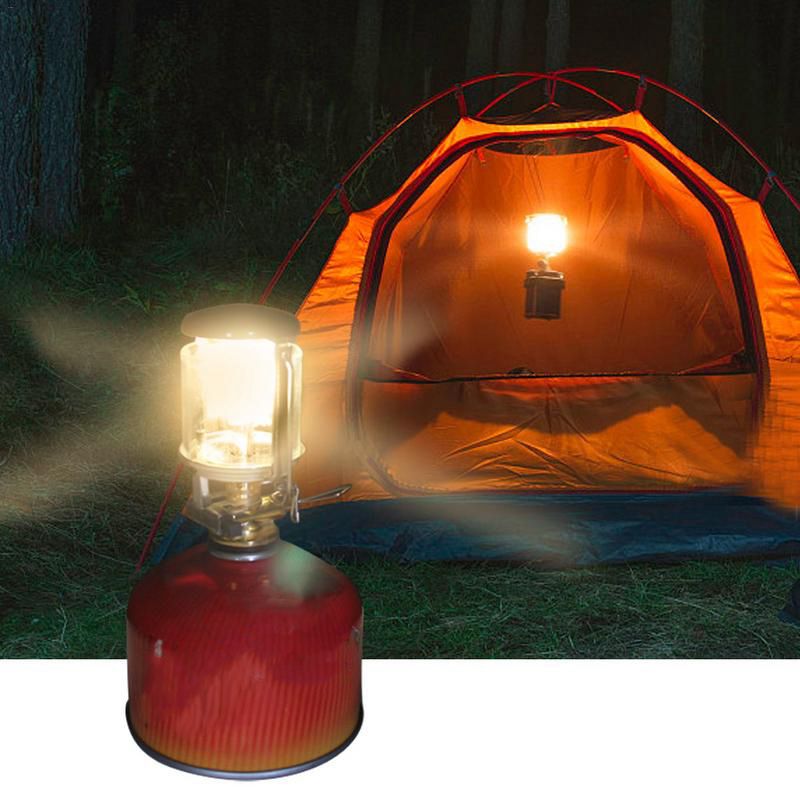 Udendørs camping bærbar gasvarmer telt mini camping lanterne gas lys telt lampe fakkel camping lille gas campingvarmer