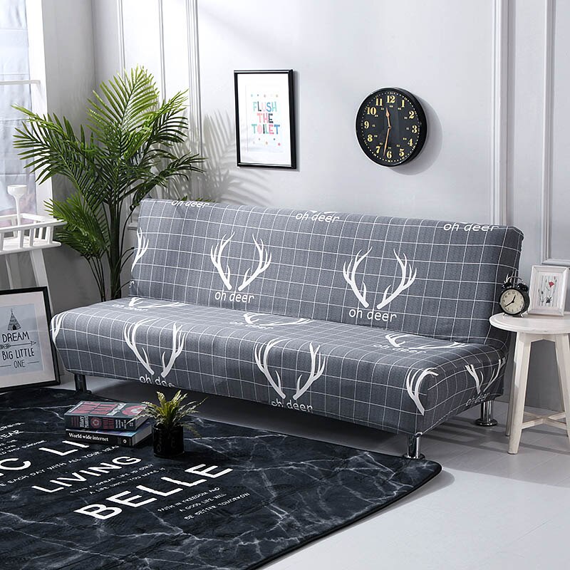 155-190cm universal sovesofa betræk stretch sofa betræk sofa funiture sofa betræk uden armlæn foldebetræk til sovesofa: K437
