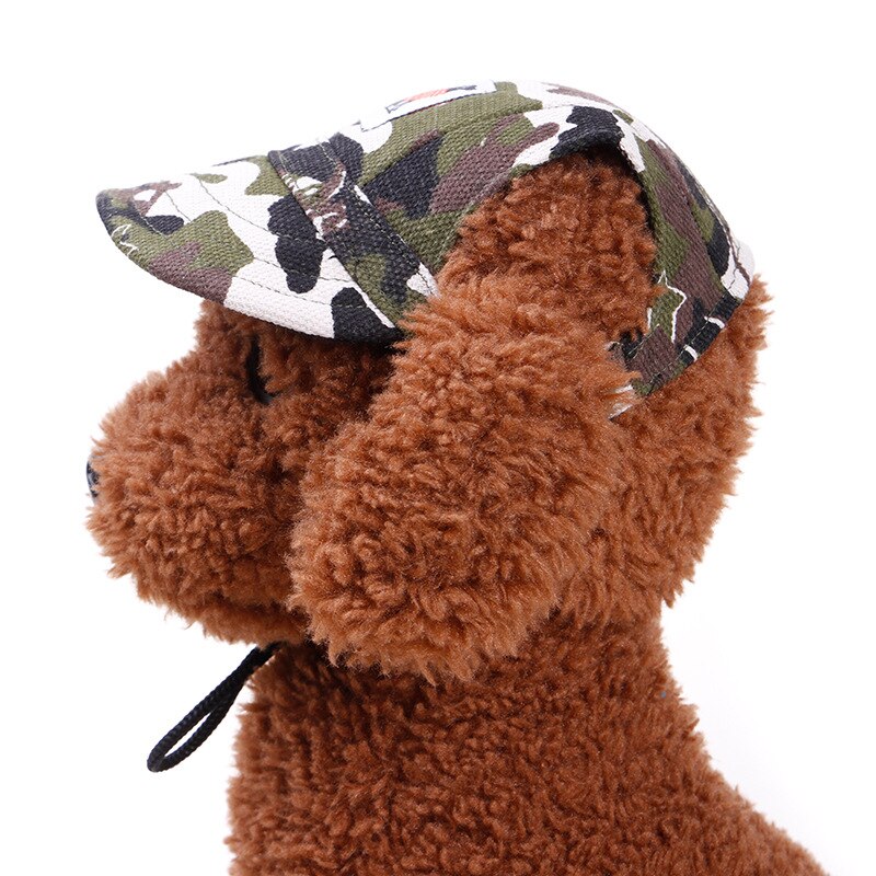 Gestreepte Camouflage Bloemen Hond Cap Pet Accessoires Kat Puppy Decoratie Honden Hoed Voor Hond Piek Cap S/M 8 ontwerpen Pet Caps