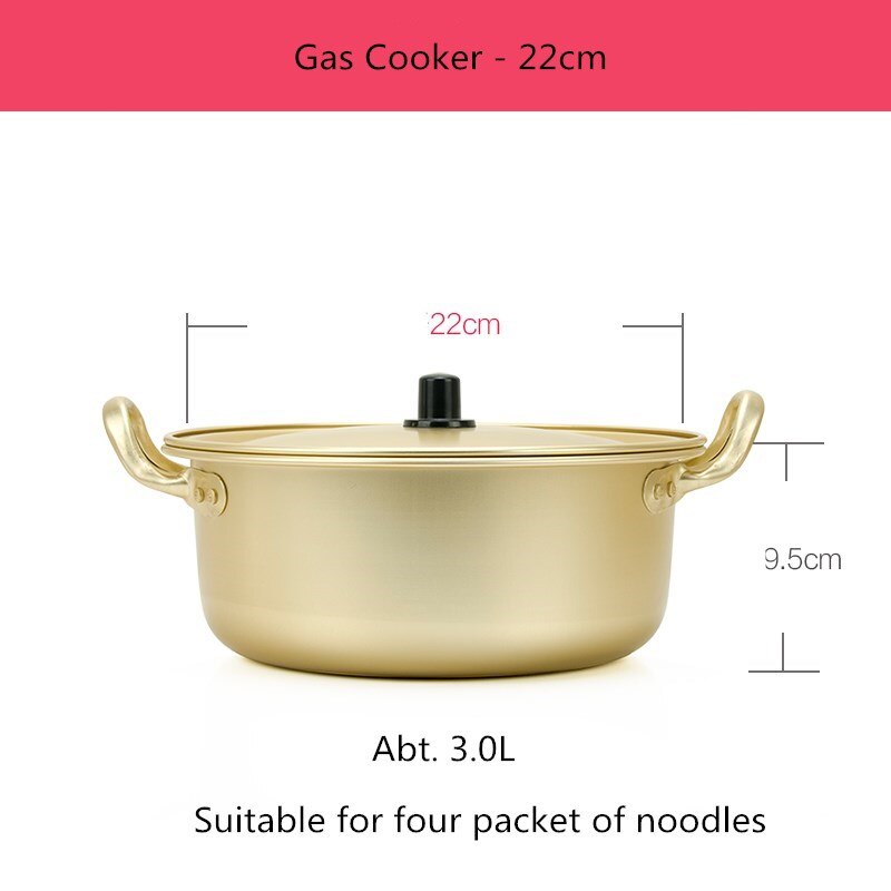 Ramen Topf Nudel Herde Aluminium Koreanische sofortig-nudeln Topf: normal 22cm