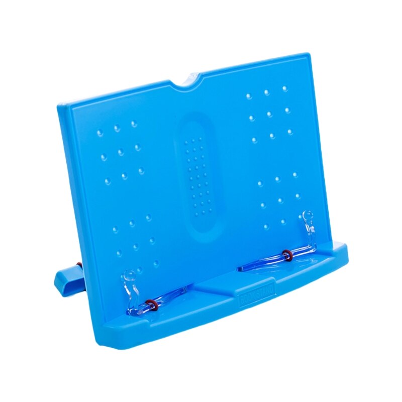 Brand Foldable Reading Book Holder Bookend Music Score Recipe Shelf Folding Holder Bookstand Cookbook Organizer: BL