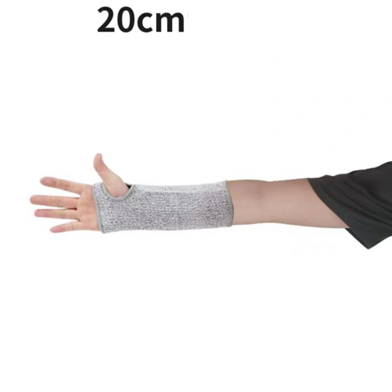 1Pc Level 5 HPPE Cut Resistant Anti-Puncture Work Protection Arm Sleeve Cover Cut-resistant Arm Sleeve ED: Pink