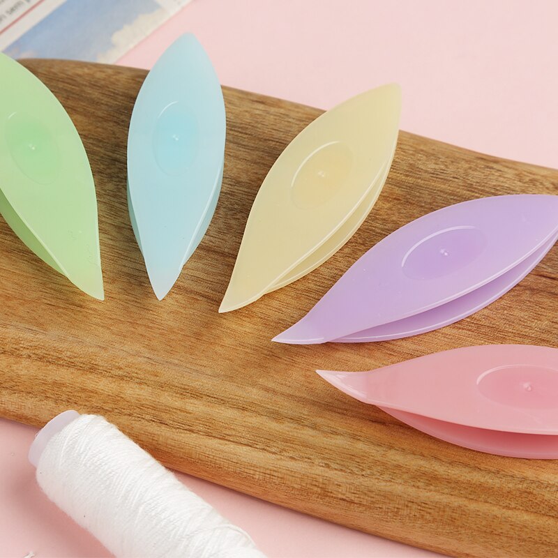 Fenrry 5 Stks/set Plastic Tatting Shuttle Tool Kits Voor Kant Maken Craft Frivolite Kant Shuttle Craft Naaien Accessoires Praktische