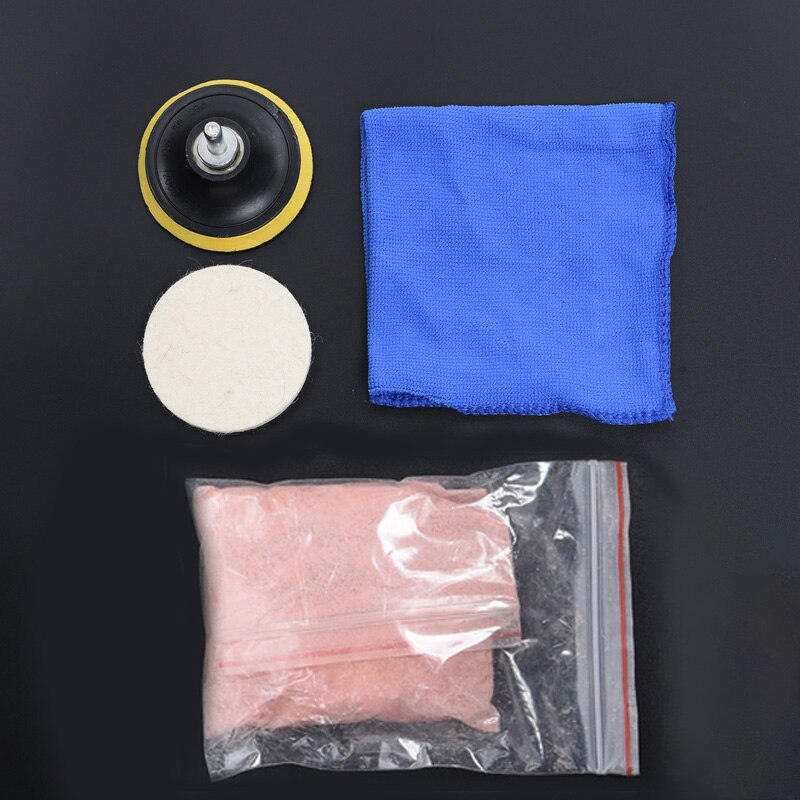 1 Set Universal Car Windscreen Repair Windows Scratch Remover Glass Polishing