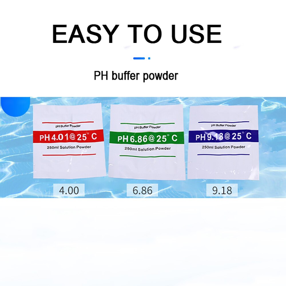 15 pcs PH tester calibrator Calibration solution ph4.01/6.86/9.18 Calibration point PH indicator for PH meter