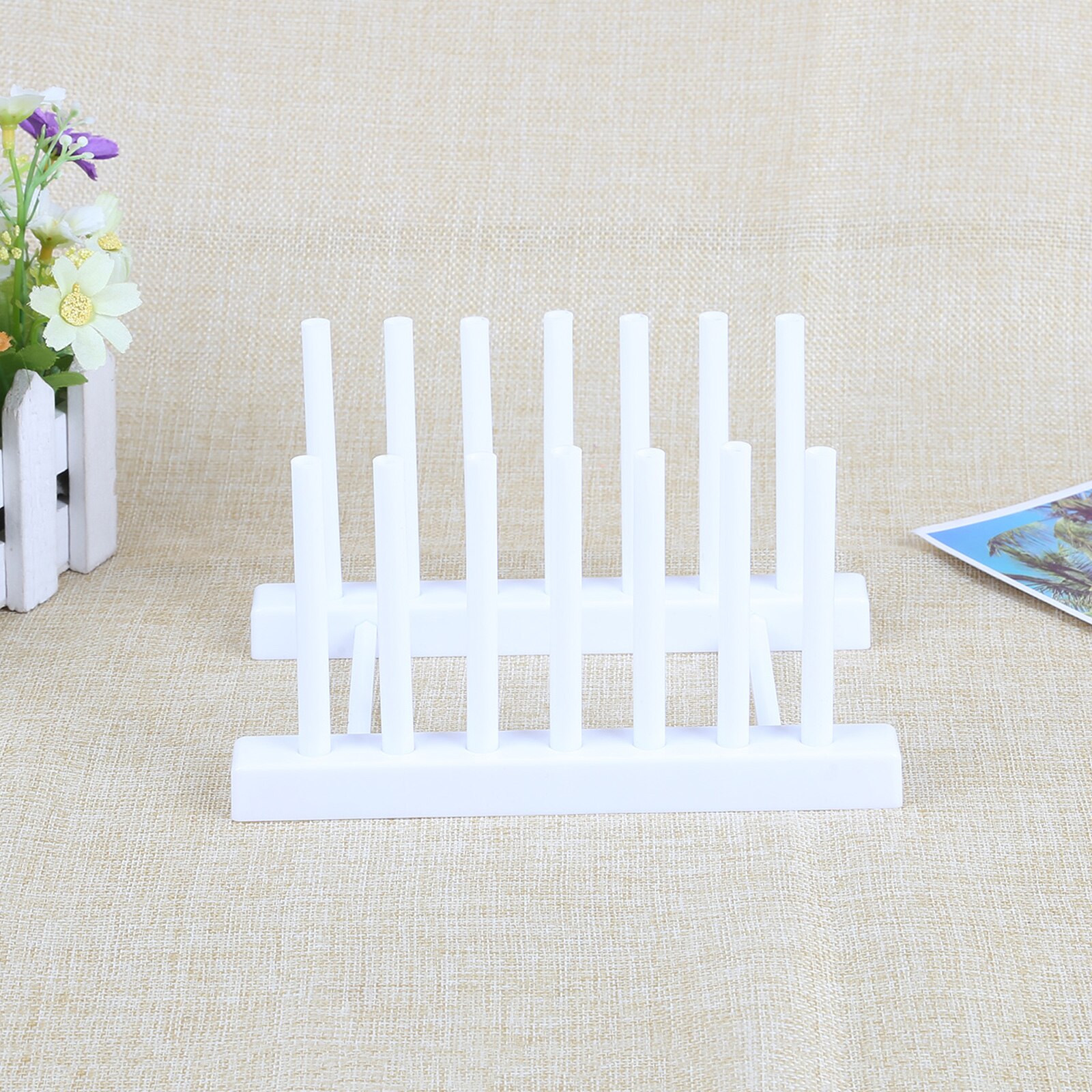 Kitchen Organizer Pot Lid Rack Stainless Steel Spoon Holder Pot Lid Shelf Cooking Dish Rack Pan Cover Stand Kitchen Accessories: White