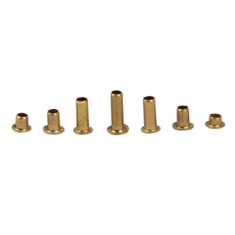 100Pcs M2 M2.5 M3 M4 GB876 Buisvormige Klinknagels dubbelzijdige Printplaat PCB Nagels Koperen Holle Klinknagel Noten HW036