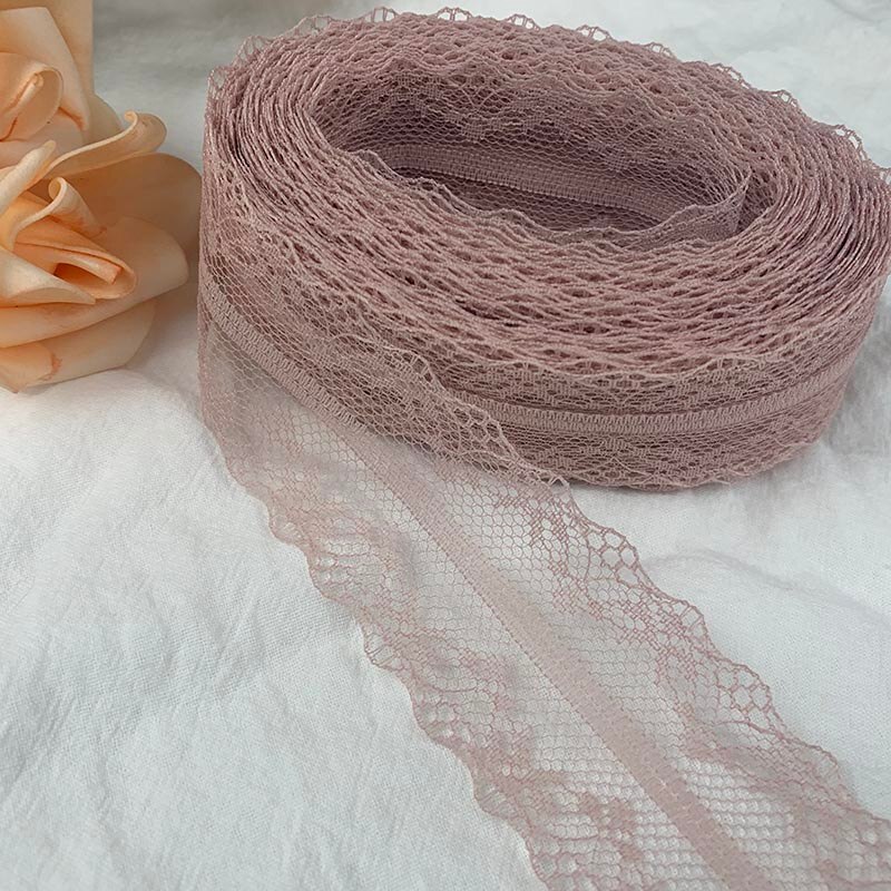 10 Yards 38mm ruban de dentelle filet brodé garniture de dentelle pour mariage fête rideau de noël décorations bricolage cheveux nœuds couture tissu: LIGHT BLUE