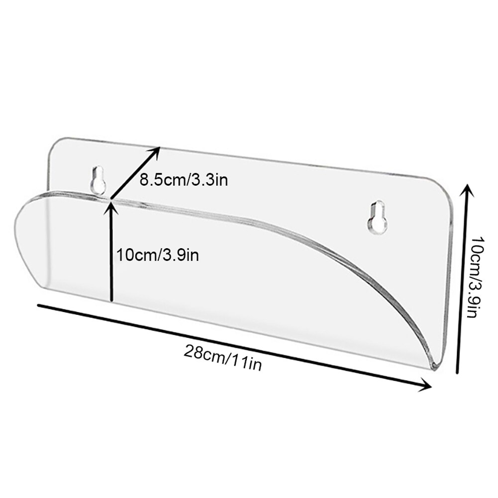 Longboard Skateboards Wand Mount Unsichtbare Klar Wand Kleiderbügel Display Rack für Die Speicherung Ihrer Skateboard oder Longboard Skate