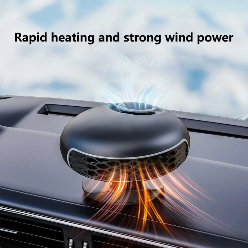 Xiaomi 12v/24v Car Heater Heating Cooling Dual-purpose Low Power 360°rotation Defrost Defogger Fast Heating Foldable Stand