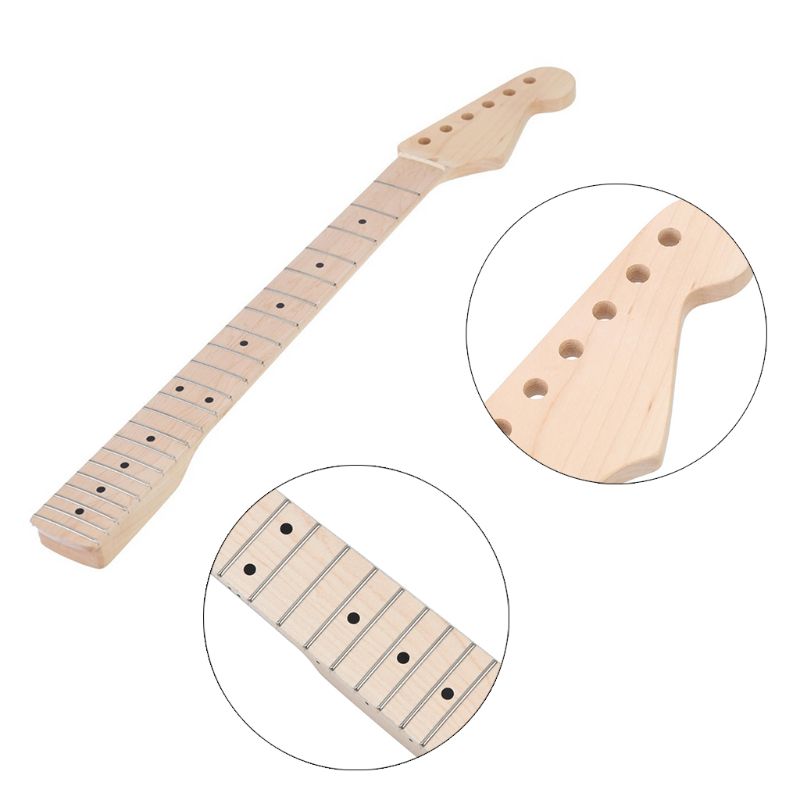 full maple wood electric guitar neck ST model neck