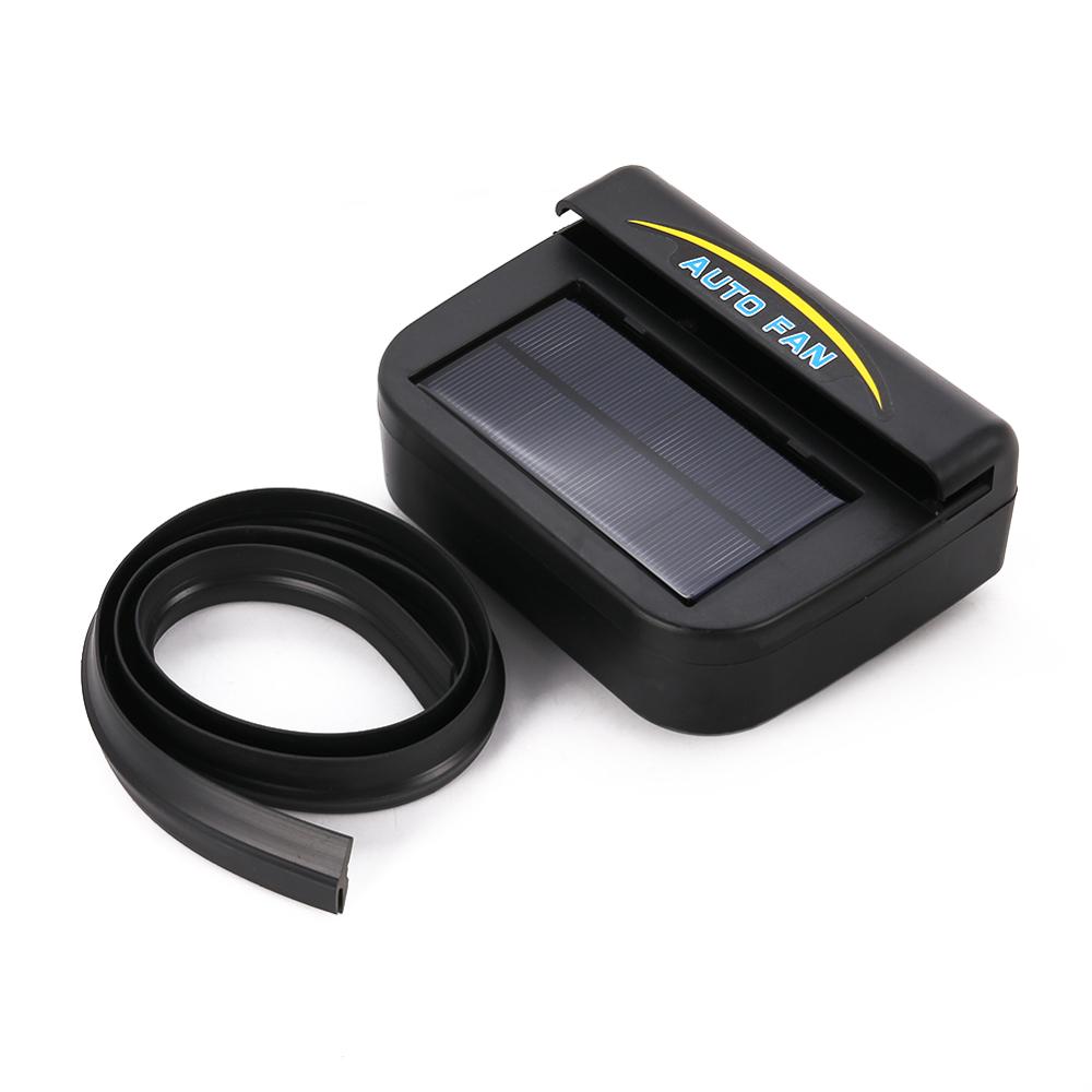 0.8w solcellebilvifte automatisk kjøligere ventilasjonsvifte automatisk eksos med gummi eksosvifte solvindu kjøleradiator