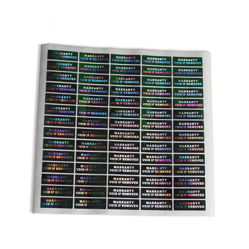 Printed Security Seals Tamper Evident Warranty Void Labels Sticker Seals