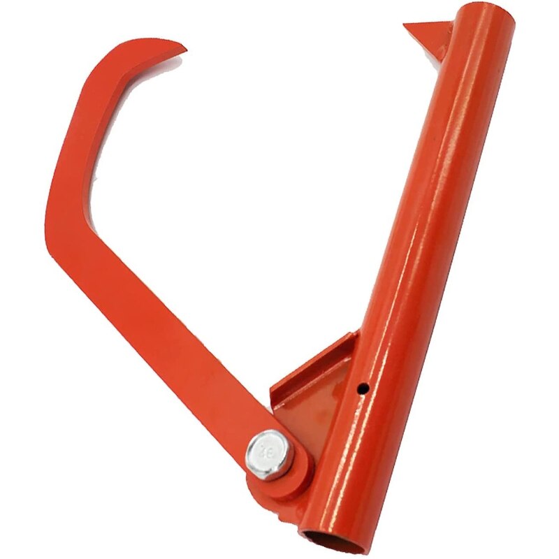 Indispensable 46cm Forestry Multitool Roller Logging Po-le Garden Backyard Elevator Log Heavy Anti-rust Oblique Hook