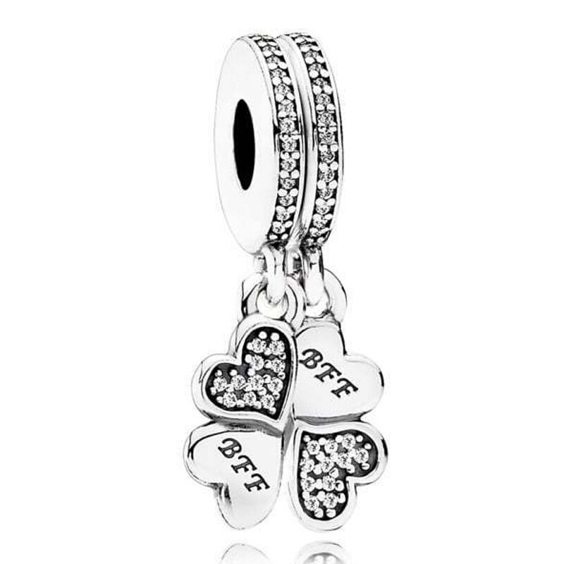 Birthday Cake Twinkling Stars Forever Sisters Crown Pendant Beads 925 Sterling Silver Charms Fit Bracelet Diy Jewelry: B653