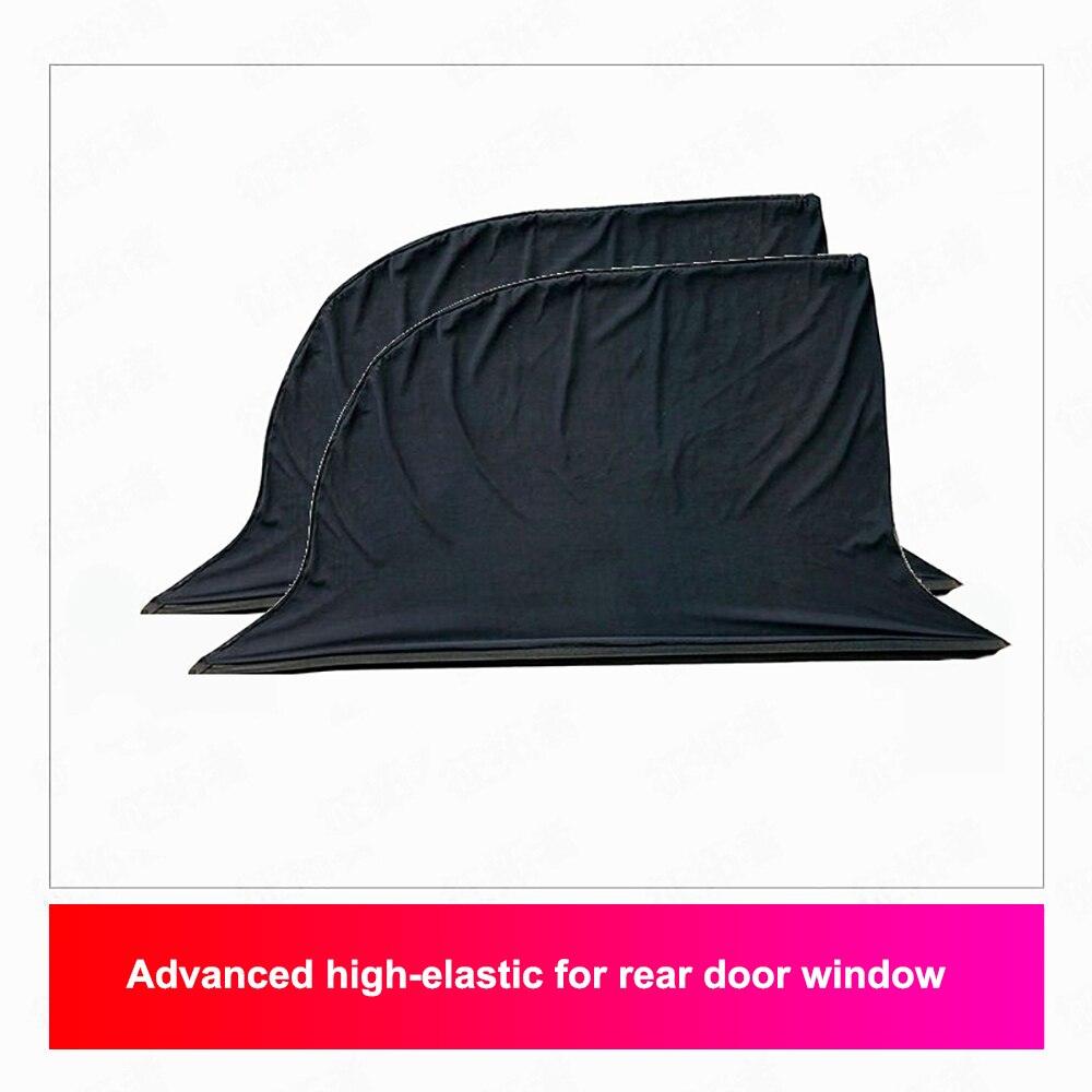 2 kpl auton aurinkosuoja uv-suoja auton verho auton ikkuna aurinkosuoja sivuikkuna verkko aurinkosuoja kesäsuoja ikkunakalvo: Takaosa  l90 w55