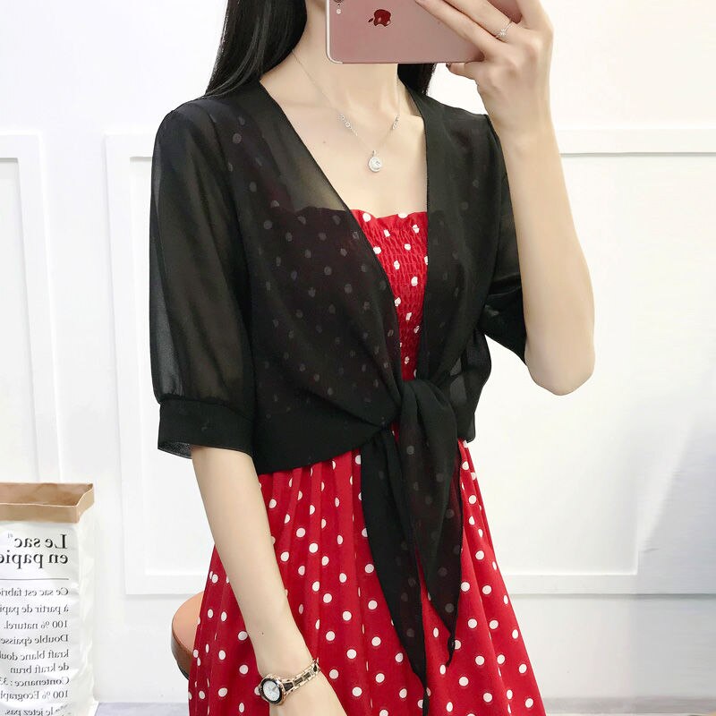 Bolero de encaje blanco y rojo para mujer, vestido de abierto, capa, encogimiento de hombros, cárdigan de gasa, chaqueta de boda, chales nupciales