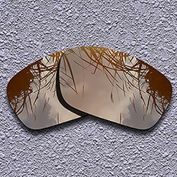 Gepolariseerde Vervanging Lenzen voor Oakley Fuel Cell Zonnebril-Meerdere Keuzes: Earth Brown