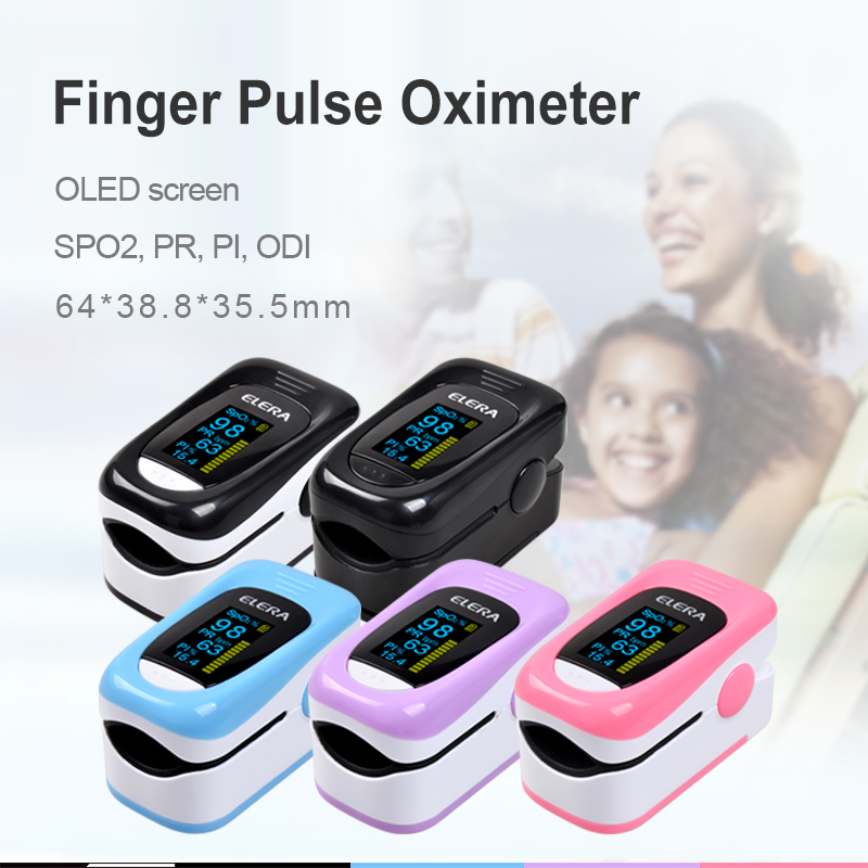 ! Oxímetro de pulso de dedo con el caso oxímetro de pulso de dedo oxímetros de pulso LED saturador Pulsioximetro