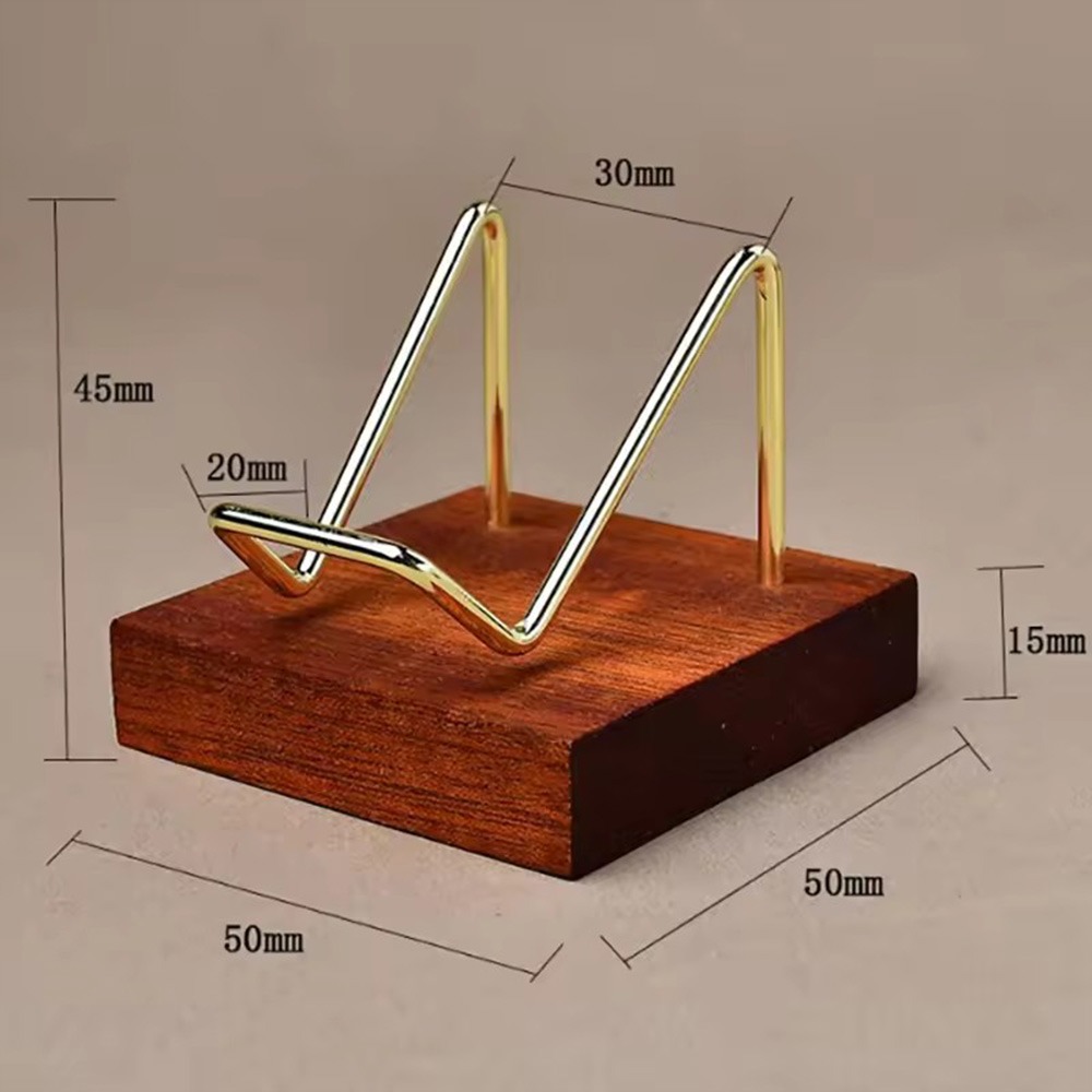 Wooden Crystal Ball Base Craft Agate Stones Sphere Display Stand Photography Props Metal Arm Minerals Relics Rocks Support: light yellow