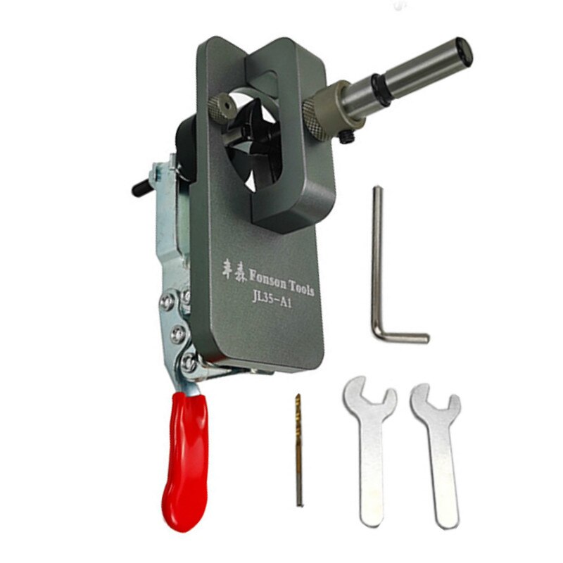 35mm Concealed Hinge Jig Accurate Locking Hinge Drilling Jig Hole Guide Hole Puncher Locator Tools for Door Cabinets Hinges