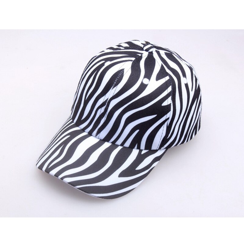 Baseballkappen mit zebramuster für damen und herren, stylische koreanische snapback-Kappen, verstellbare, lässige draussen-Kappen, Vati-Kappen, Tennis- und Sport-sonnenhüte