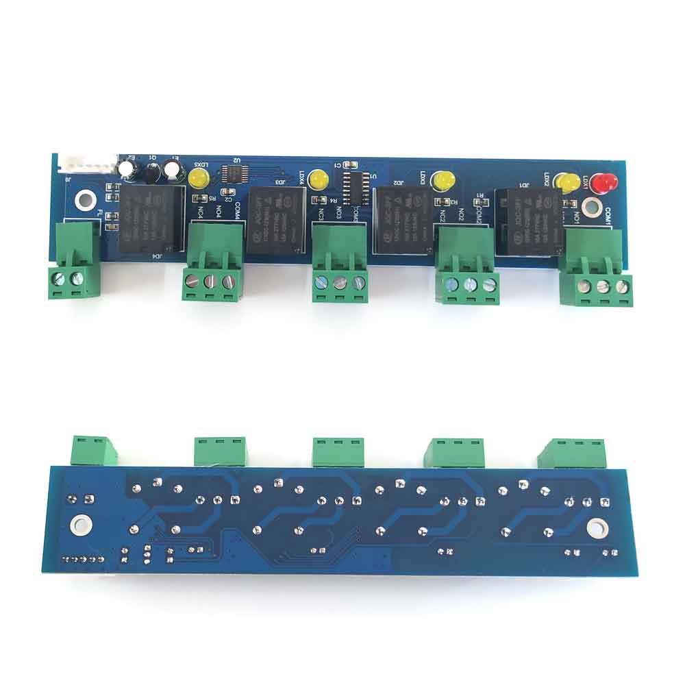 TCP/IP four Door access Control kit 10A big power access board for access system / time attendance support RFID QR reader sn:L04: expansion board
