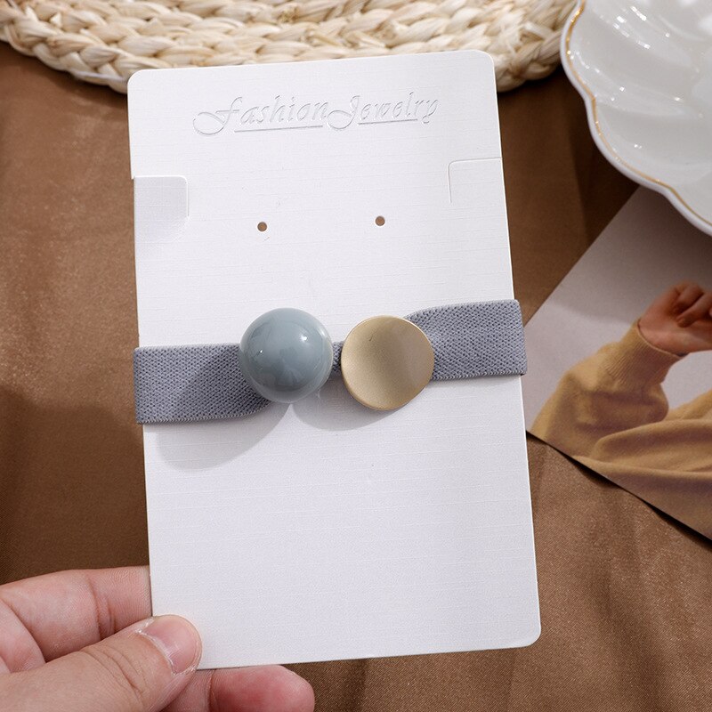 Trend Koreaanse Eenvoudige Duurzaam Chouchou Vrouwen Meisjes Elastische Haar Elastiekjes Holder Accessoires Tie Haar Touw Ring Hoofdtooi