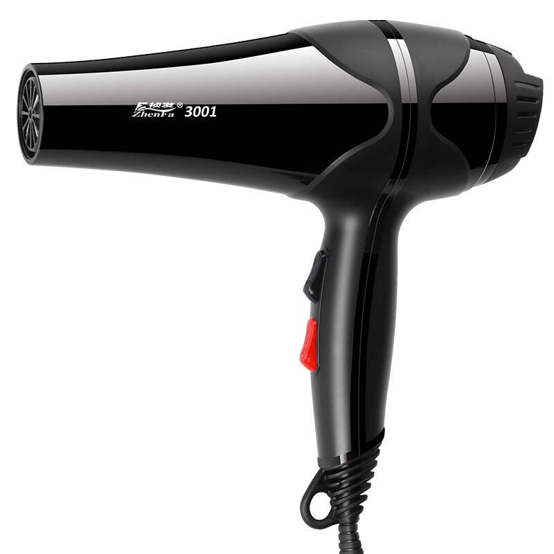 Powerful Electric Blow Dryer With EU Plug Hair Dryer Household Hair Dryer 1200W High-Power Hair Dryer Styling Tools For: Black