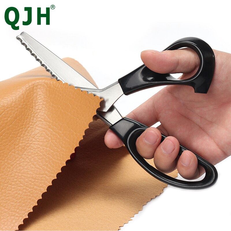 Triangular And Round Tooth/Household Clothing Scissors, Sewing Fabric/Leather Craft/Paper Decoration/Garment Making