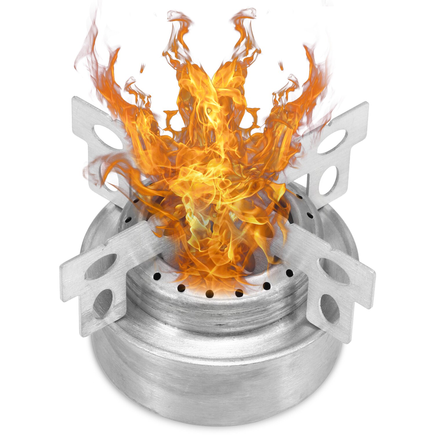 Lixada stufa da campeggio esterna titanio Mini fornello ad alcool pentole con supporto a croce supporto per Rack supporto da campeggio