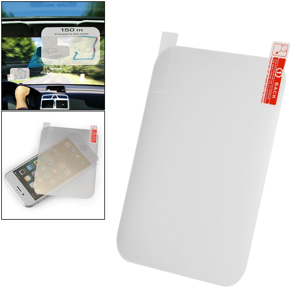 HUD Auto HUD consumo de combustible HUD Speeding Head Up pantalla del proyector película reflectante de advertencia de conducción película reflectante