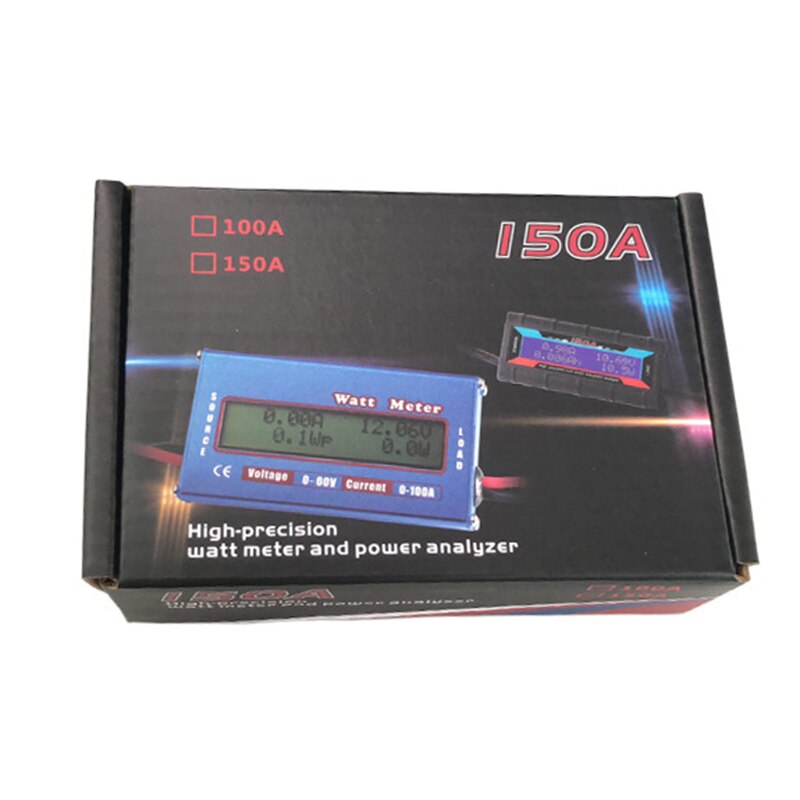 100A 150A LCD Bildschirm Digital Wattmeter Hohe Präzision Energie Meter RC Watt Meter Gleichgewicht Spannung Batterie Ausgleicher Ladegerät Werkzeuge