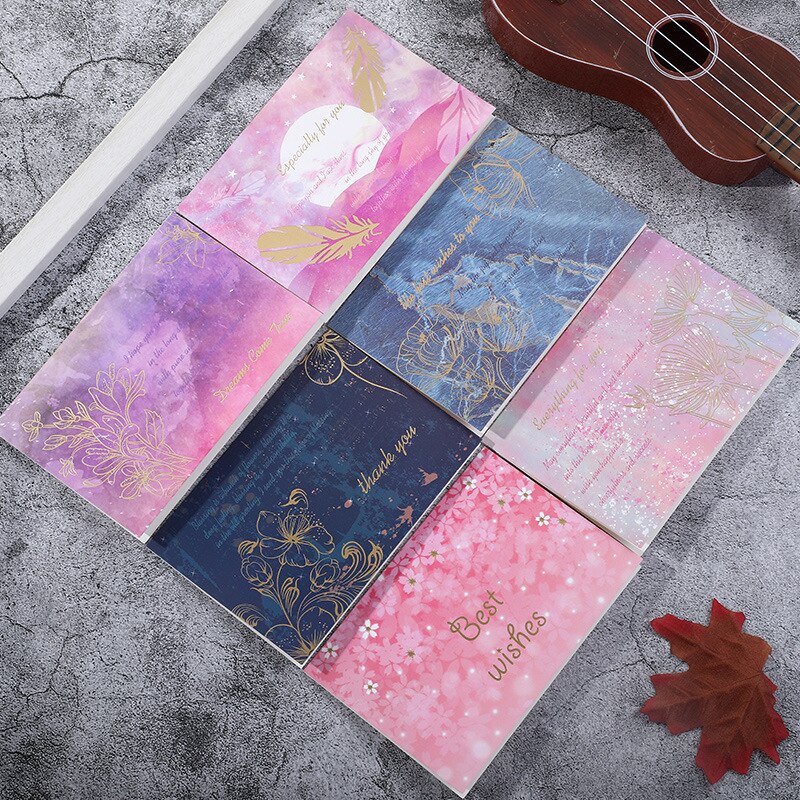 Thank You Card With Envelope, Greeting Card, Blessing Card, Thank You Message Card, Christmas Business Card Set: F - 9.5x14cm