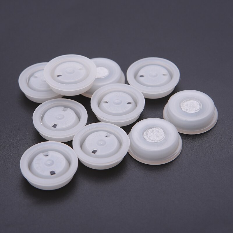 10pcs One-way Degassing PE Valve With Filter Exhaust Ventilation Vent Coffee Bag