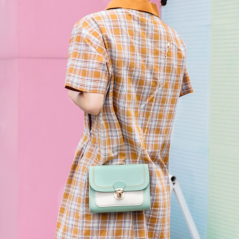 Women Shoulder Bag Casual Handbag for Women Mini Bags Chain Handle Messenger Crossbody Bags Lady Lock Wallet Handbags