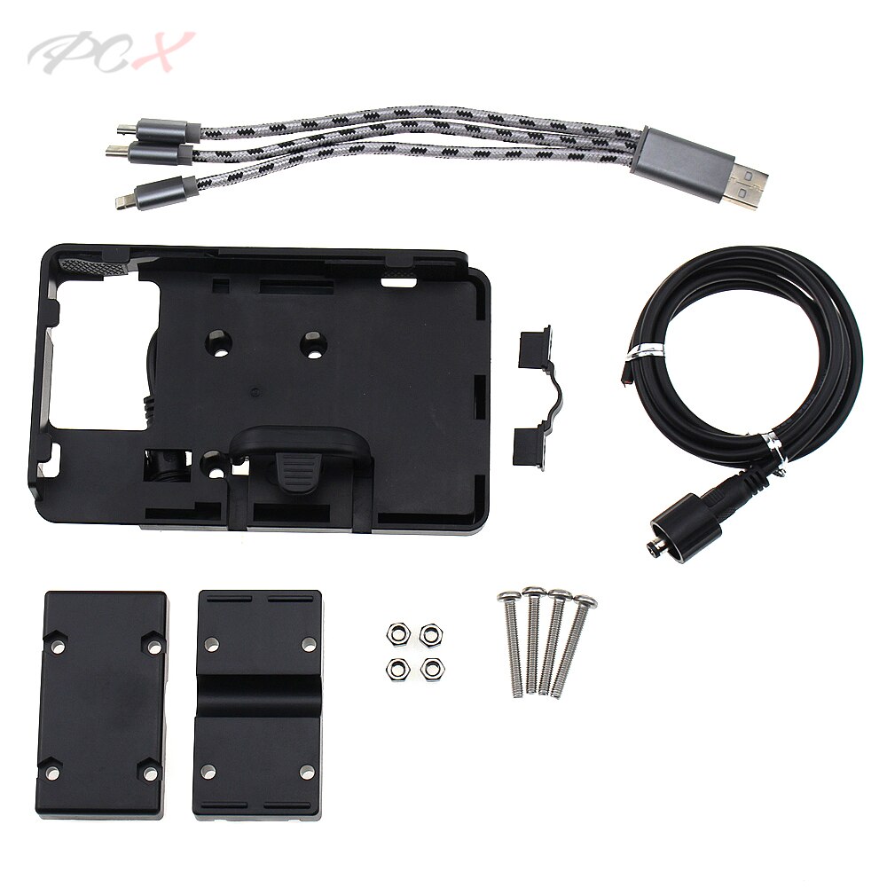 Soporte de montaje de navegación para teléfono inteligente con GPS para motocicleta, soporte adaptador de para C400X C 400x