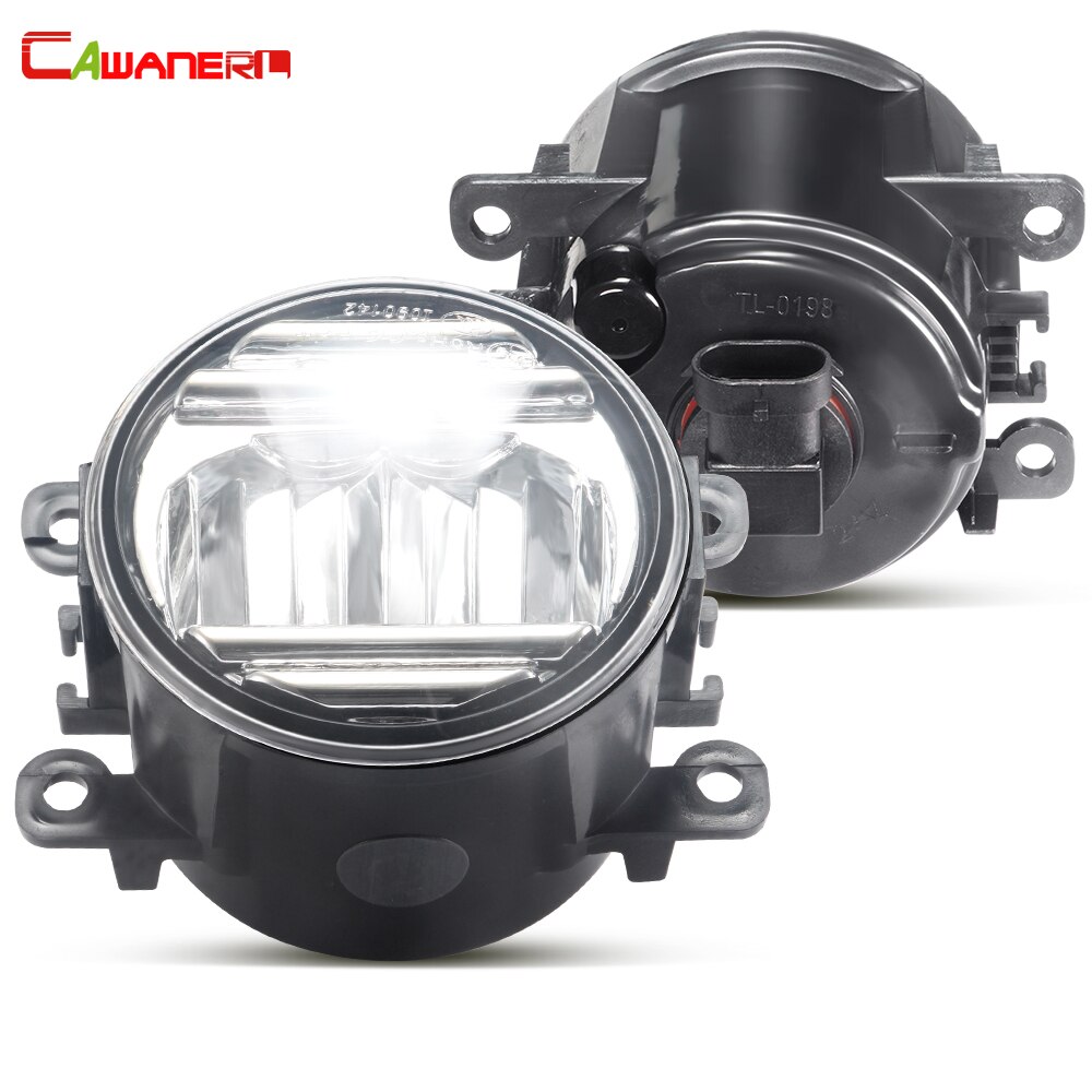 2 X Car Front Bumper LED Fog Light Assembly For Jaguar X-Type Xtype S-Type Stype XK XJ X358 30W Fog Daytime Running Lamp DRL 12V