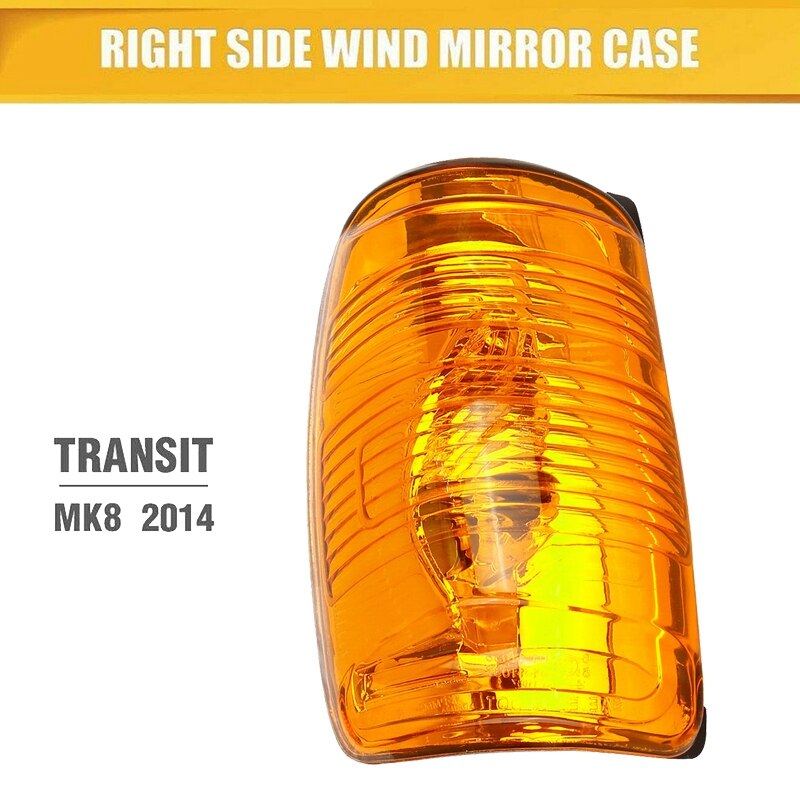 Auto Wing Achteruitkijkspiegel Indicator Lamp Richtingaanwijzer Lens Cover Voor Ford Transit MK8 1847387