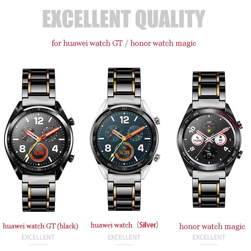 20mm 22mm Keramik Armbinde Für huawei Uhr 2/GT 2/honor uhr magie Für Samsung Getriebe S3 Grenze/klassisch Ersatz Gurt