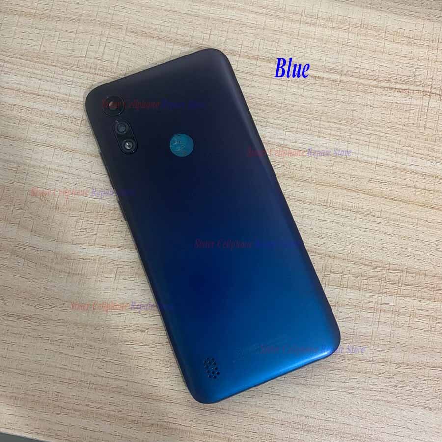 6.1 "nuovo per Motorola Moto E6S coperchio batteria posteriore pannello posteriore custodia custodia parti di riparazione per Moto E6s 2020 alloggiamento posteriore